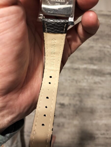 Ceas dama OEM Hermes Negru Heure  Double Jeu watch 21x21mm